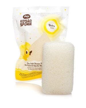 KONJAC SPONGE All Natural Baby & Children Bath Sponge by by MY KONJAC SPONGE