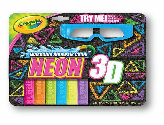 Crayola Neon 3D Chalk Set by Crayola