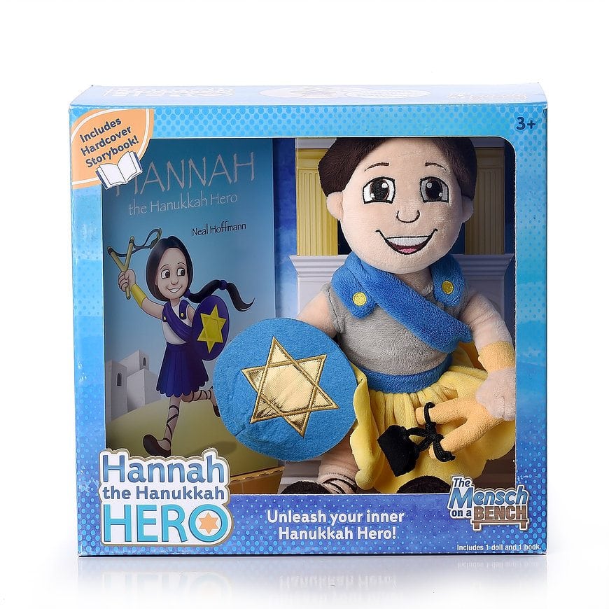 Hannah the Hanukkah Hero by Mensch on a Bench