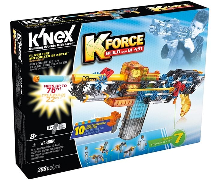 K-FORCE Flash Fire Motorized Blaster by K’NEX Brands