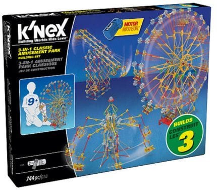 K'NEX 3-in-1 Classic Amusement Park Building Set