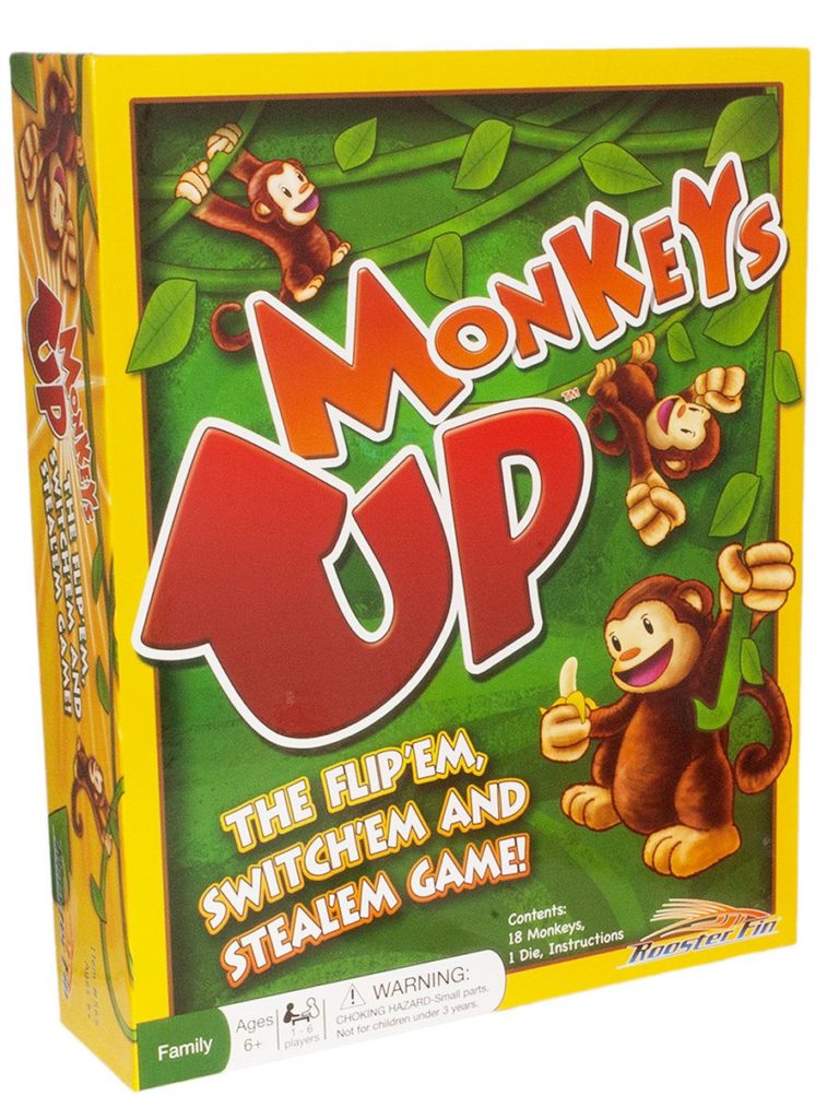 Monkeys up board game