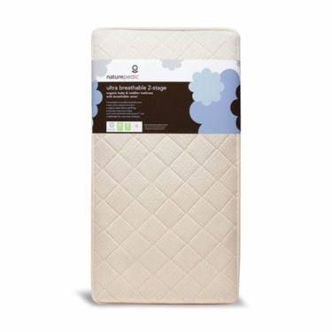 Naturepedic Organic Cotton Lightweight 2-Stage Crib Mattress