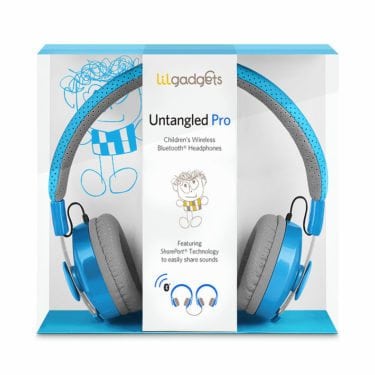 Untangled Pro Children's Bluetooth Headphones with SharePort by LilGadgets