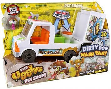 The Ugglys Pet Shop Dirty Dog Wash Van by Moose Toys