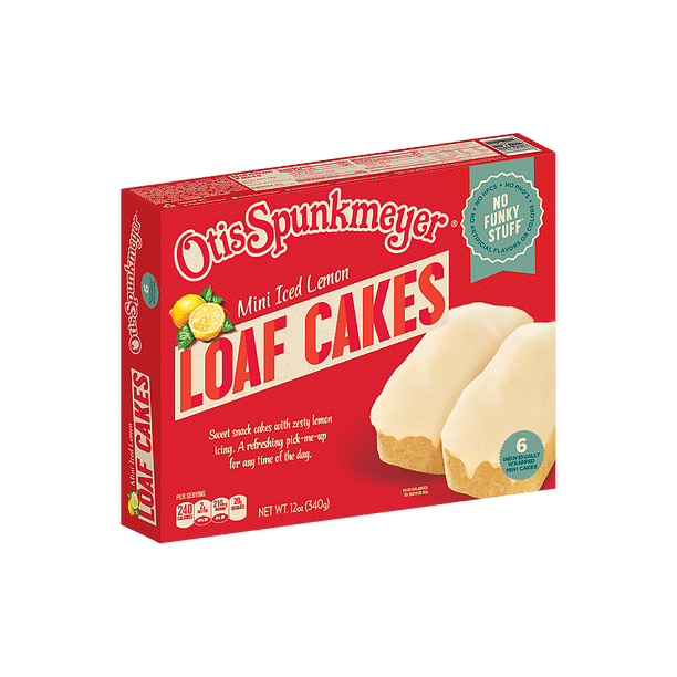 Otis Spunkmeyer's Iced Lemon Mini Loaf Cakes
