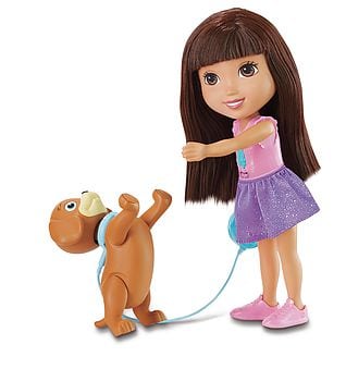 Dora and Friends Train & Play Dora and Perrito by Fisher-Price
