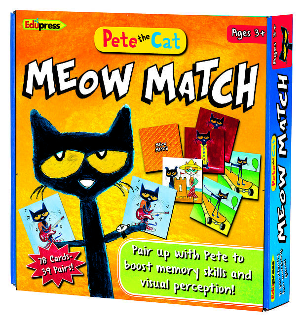 Pete the Cat® Meow Match Game by Edupress