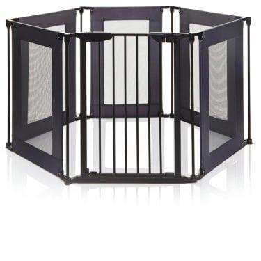 Dreambaby Brooklyn Converta Play-Pen and Wide Barrier Gate with Mesh Sides