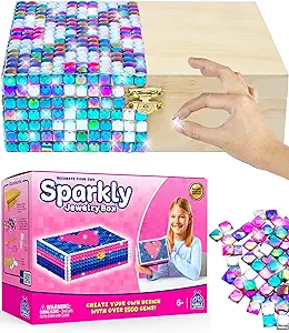 Decorate Your Own Sparkly Jewelry Box