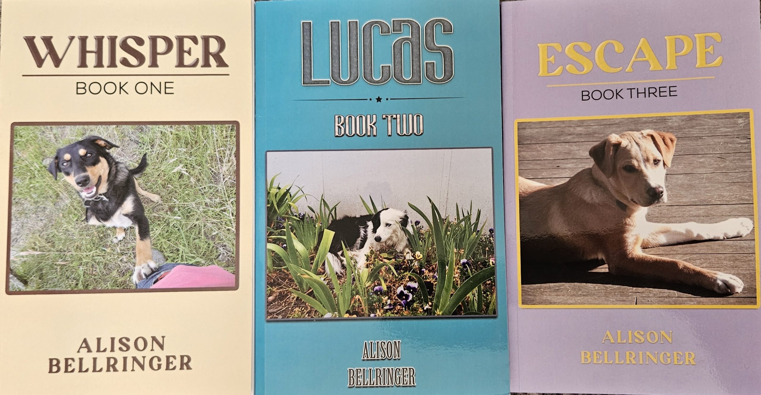 Whisper (Book One), Lucas (Book Two), and Escape (Book Three)