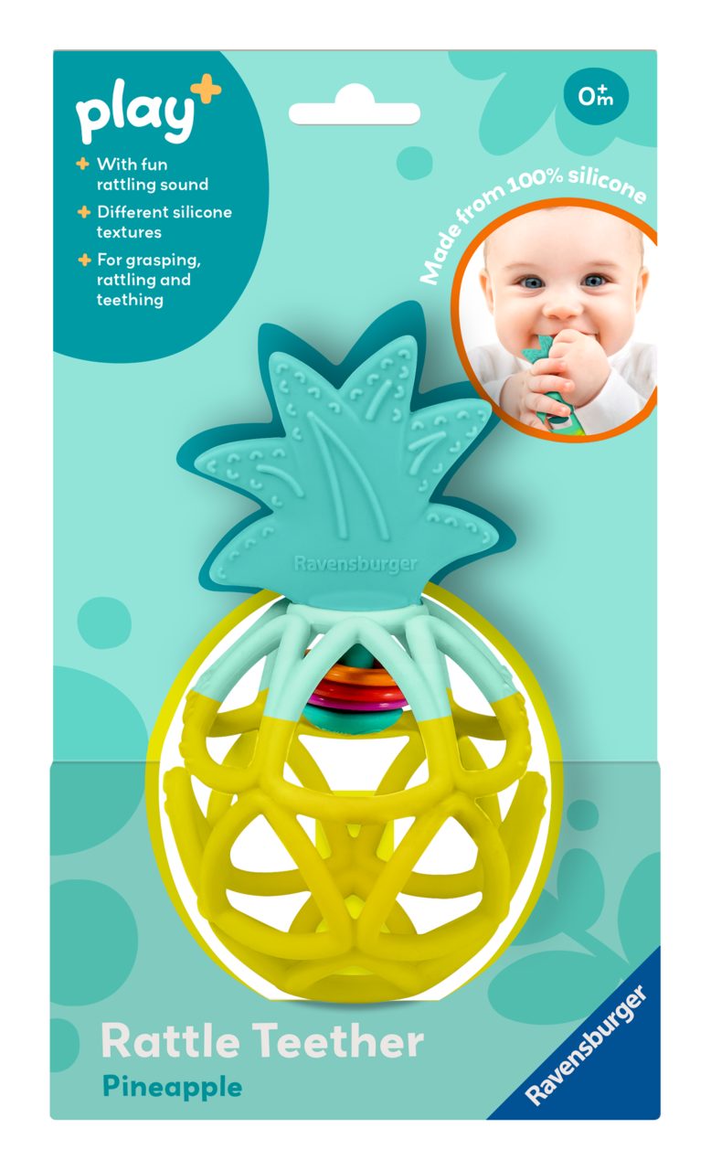 Ravensburger Play+ Rattle Teether: Pineapple