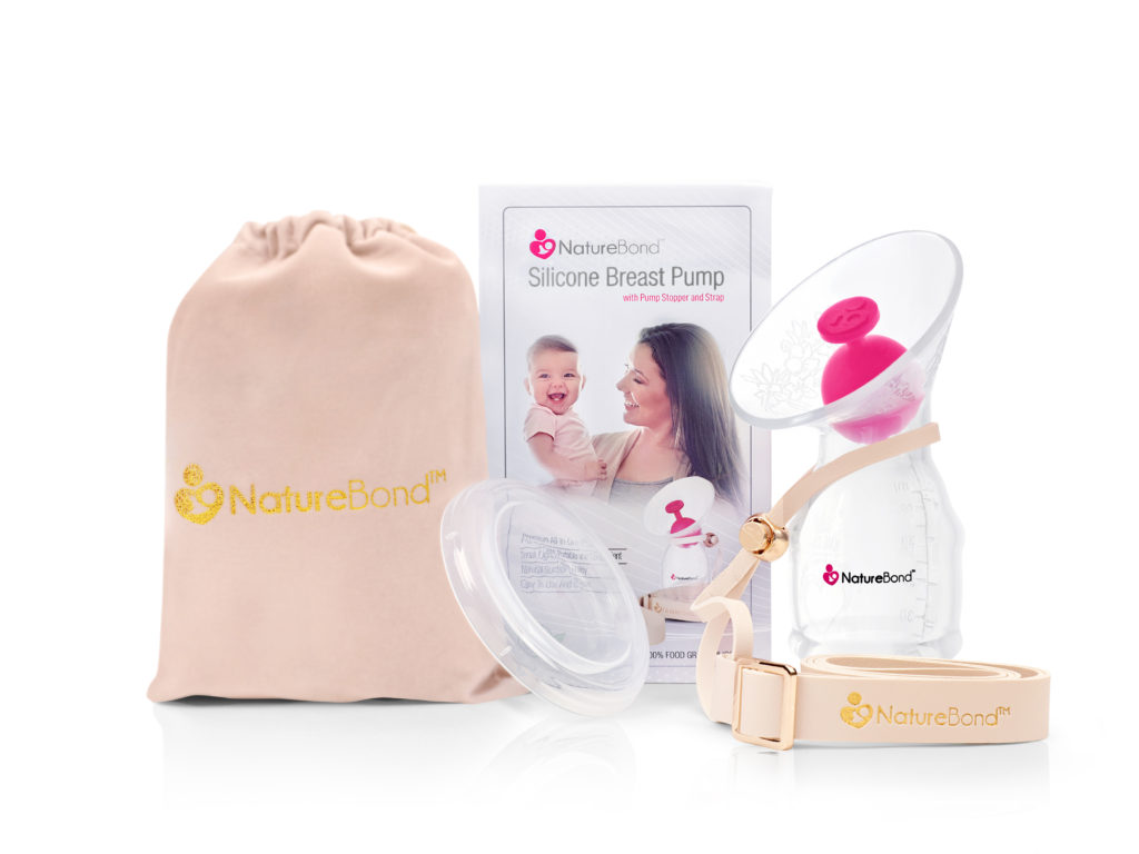 NatureBond Silicone Breast Pump with Silicone Stopper And Strap Best
