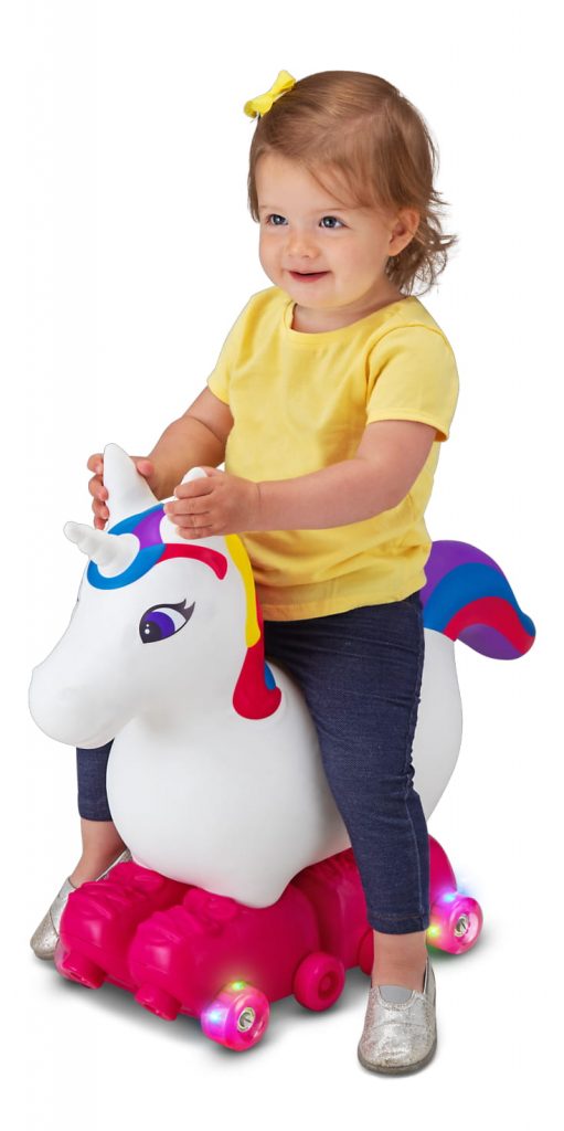 Silly Skaters Unicorn Inflatable Ride-On Toy by Kid Trax - Best Toys ...