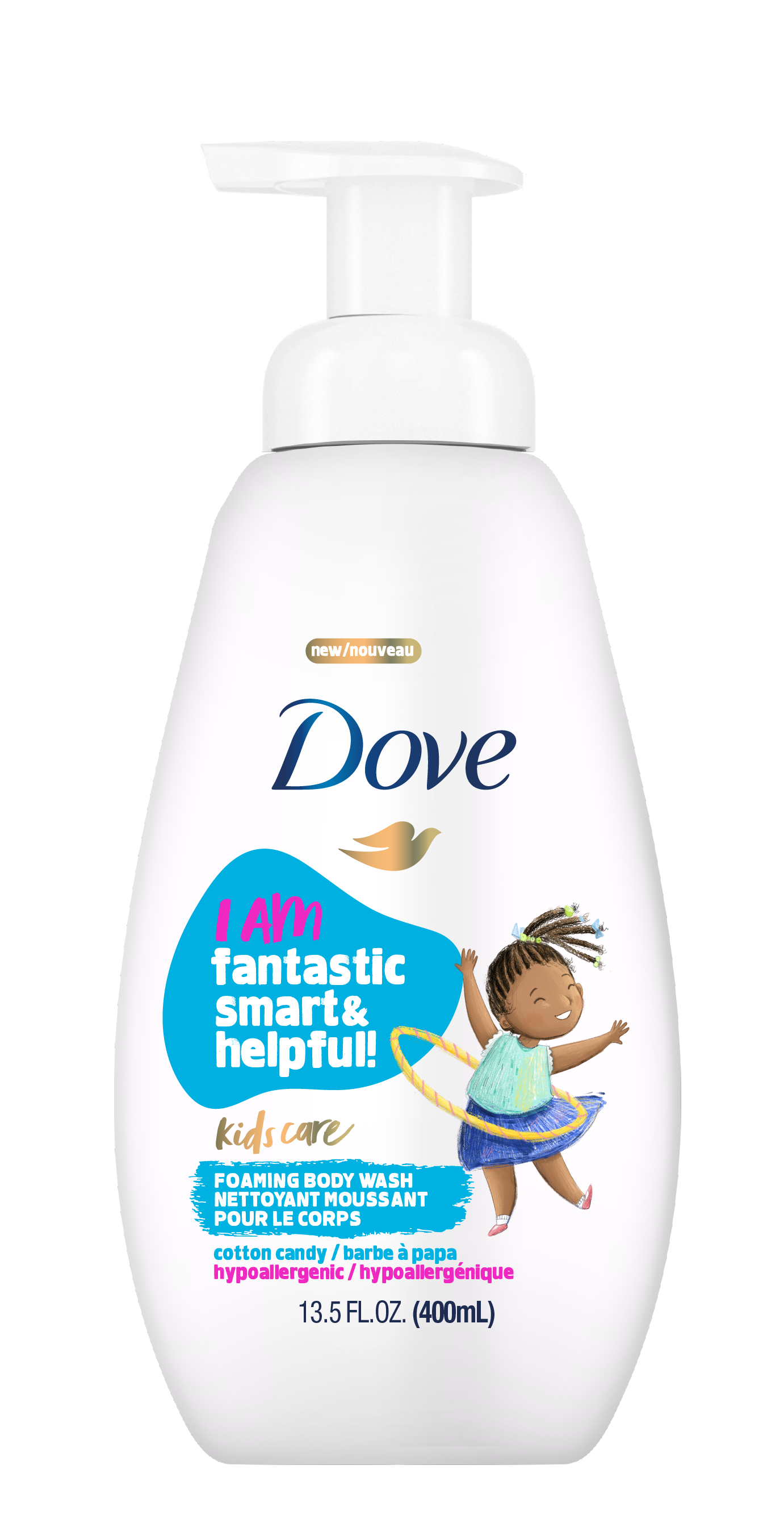 Dove Kids Care Cotton Candy Foaming Body Wash