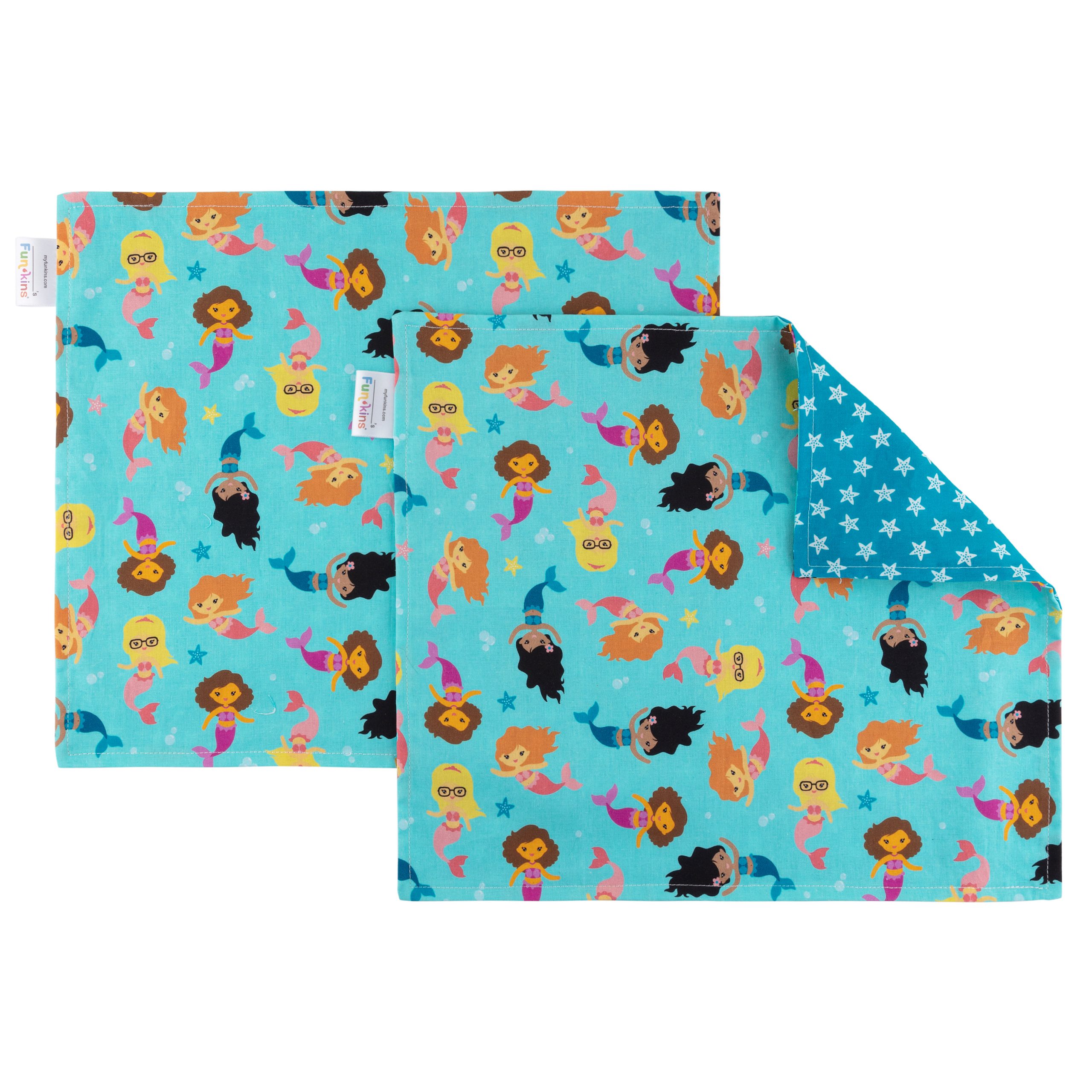 Funkins Reusable Cloth Napkins and Placemats for Kids