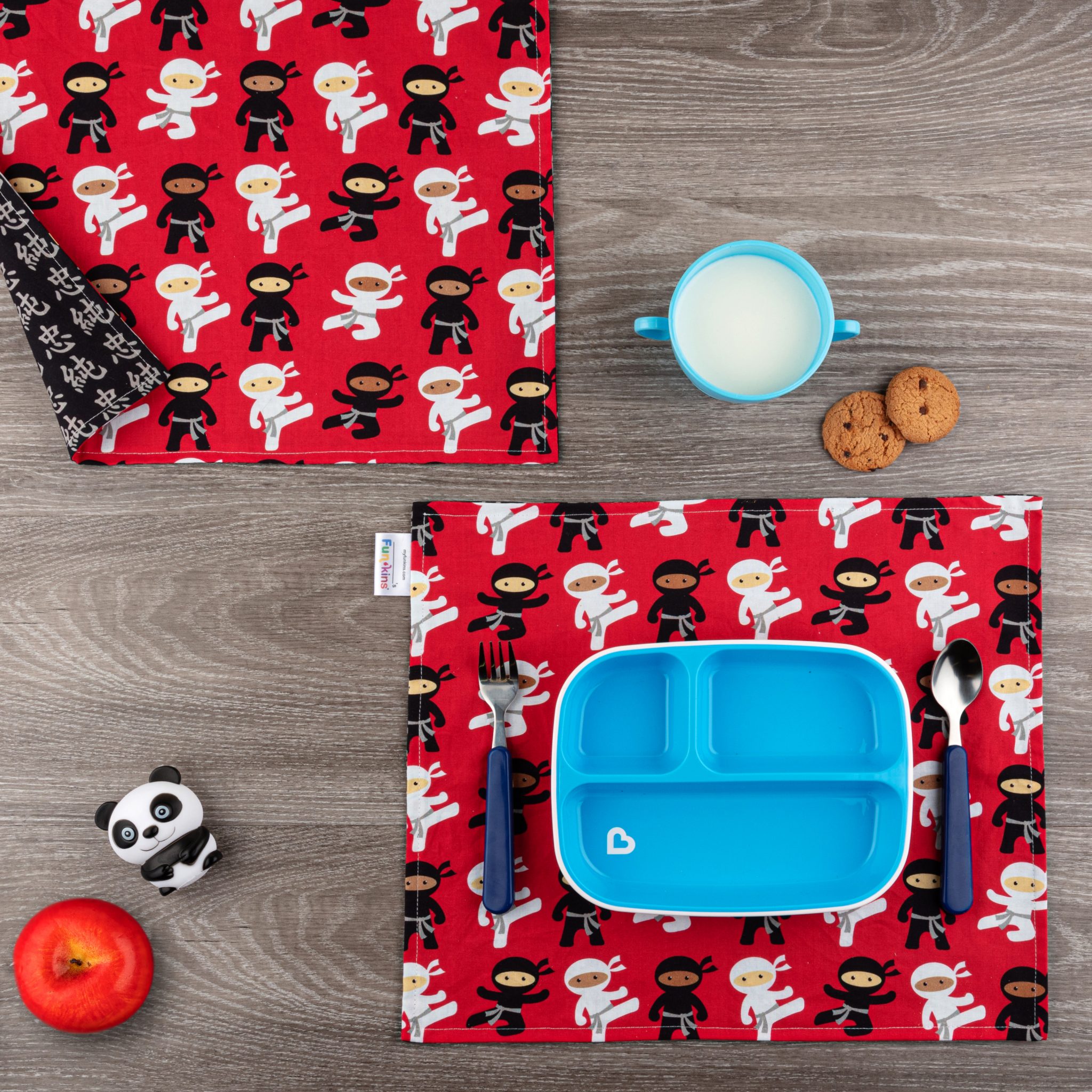 Funkins Reusable Cloth Napkins and Placemats for Kids Best for Kids