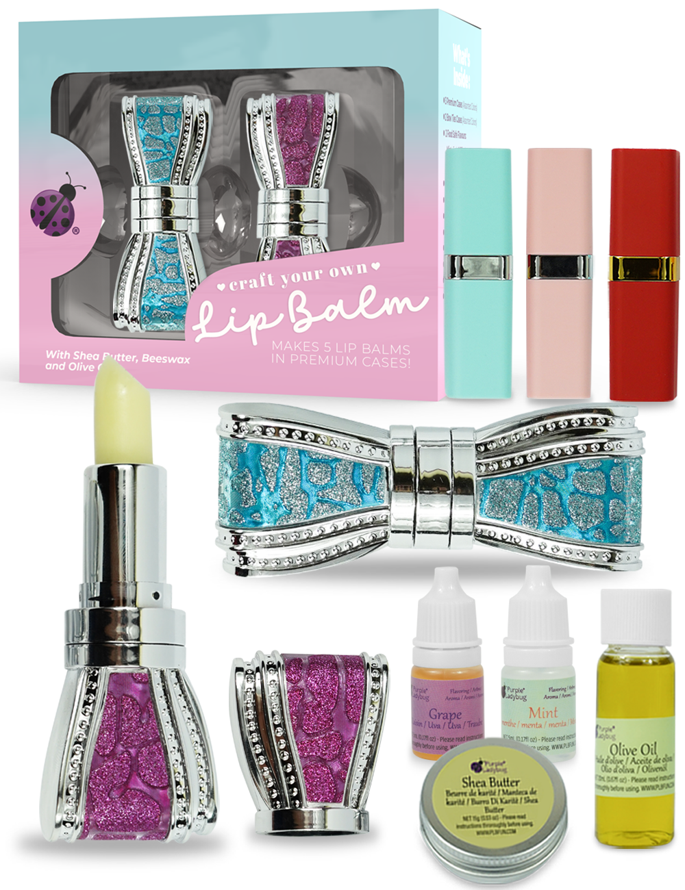 Lip Balm Kit – Jeweled Cases