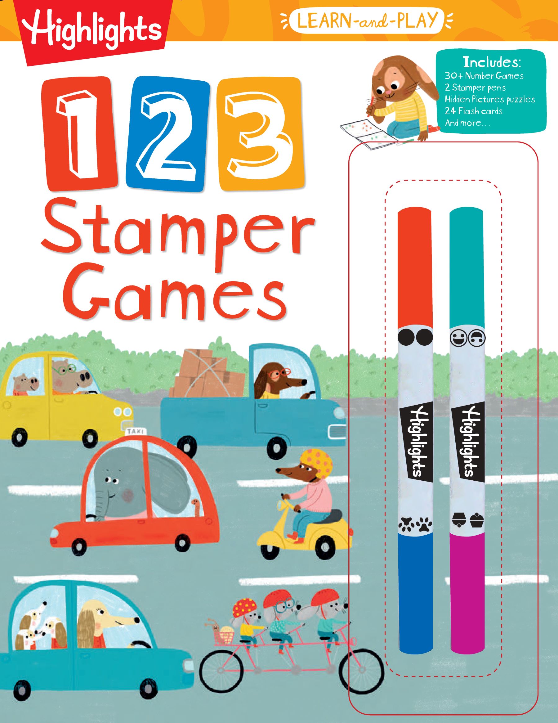 Highlights Learn-and-Play 123 Stamper Games
