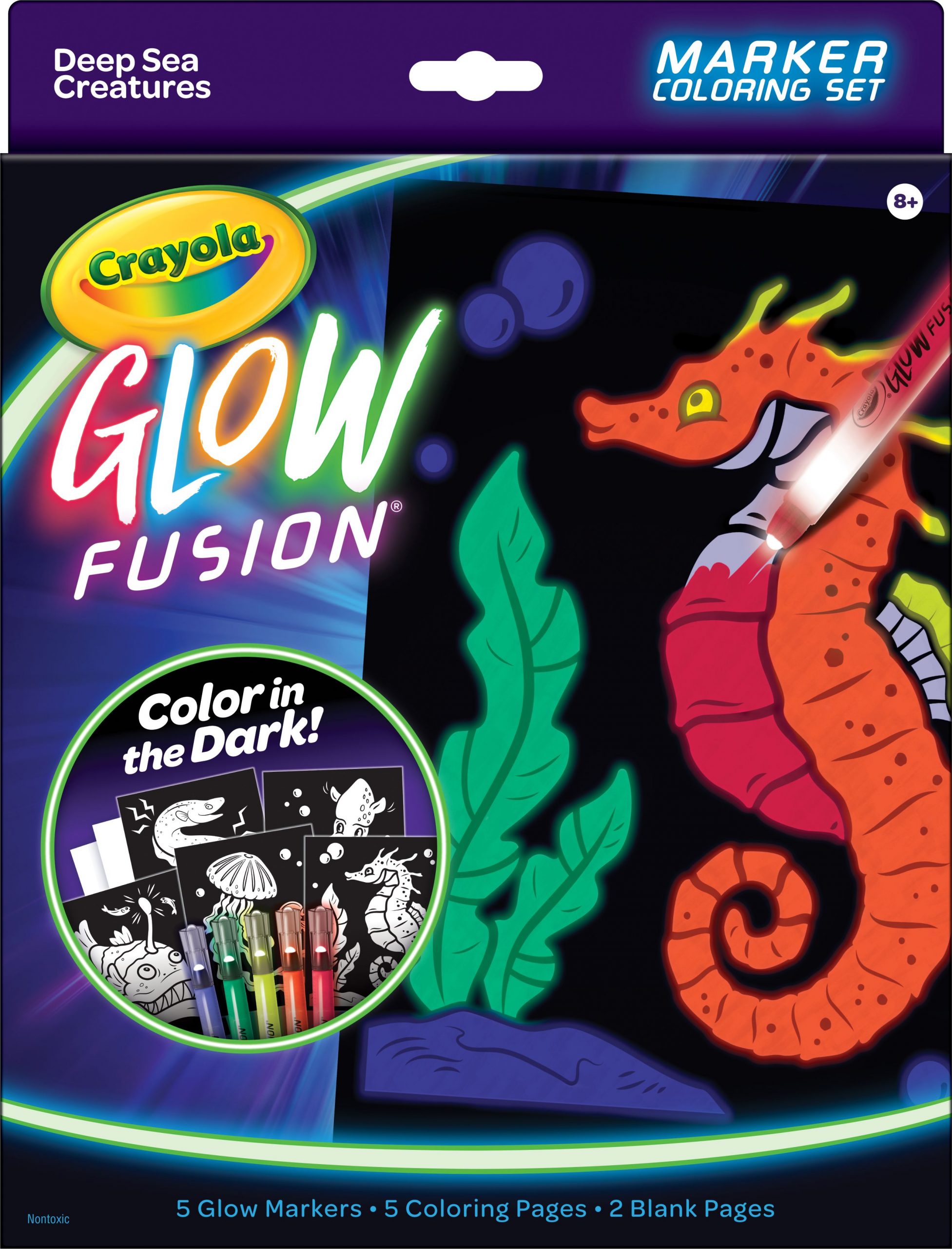 Glow Fusion Marker Coloring Set