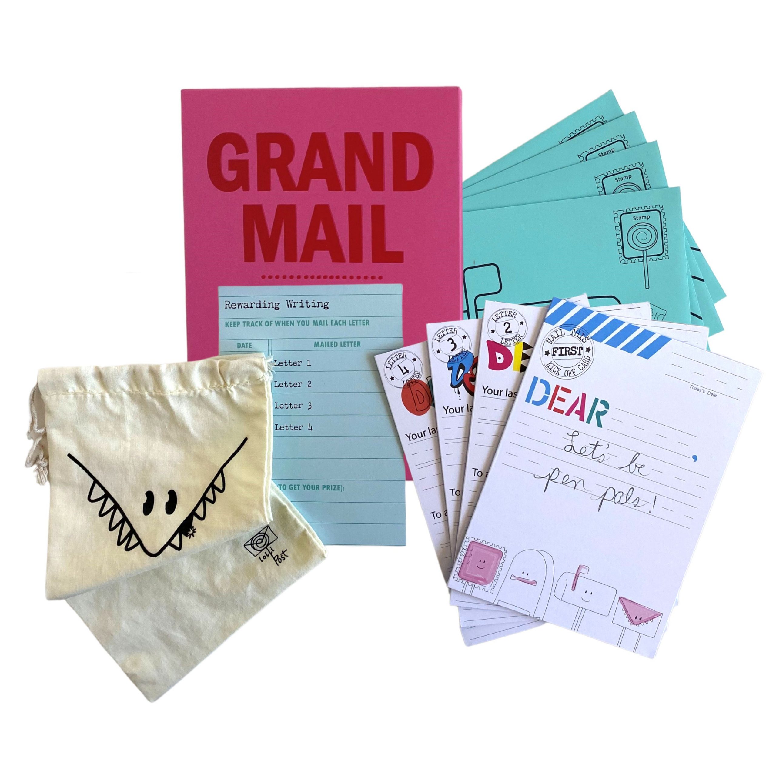 LolliPost Pen Pal Kit for Grandkids (and their Grandparents)