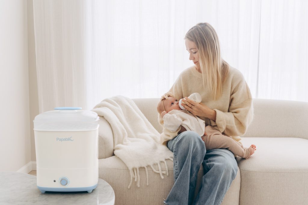 Papablic Baby Bottle Steam Sterilizer and Dryer Best for Baby NAPPA