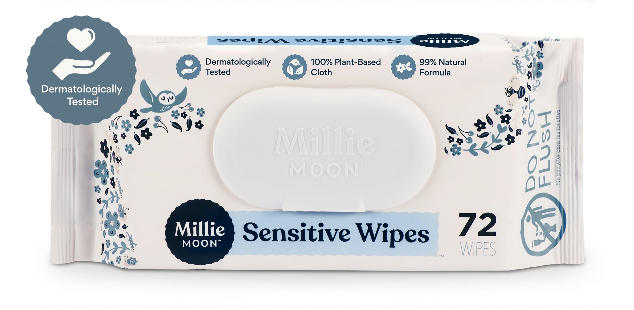Millie Moon Sensitive Wipes Best for Baby NAPPA Awards