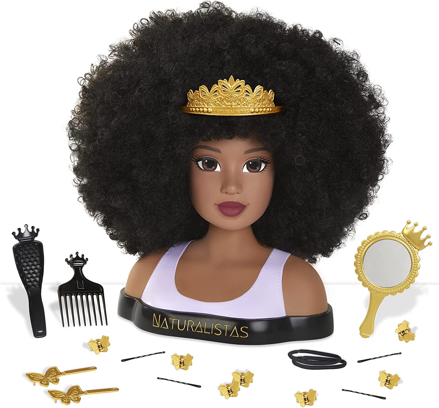 Naturalistas Peety Deluxe Crown and Coils Styling Head