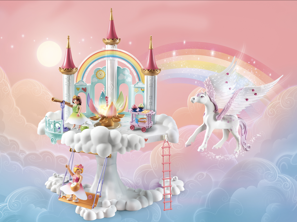 PLAYMOBIL Rainbow Castle in the Clouds