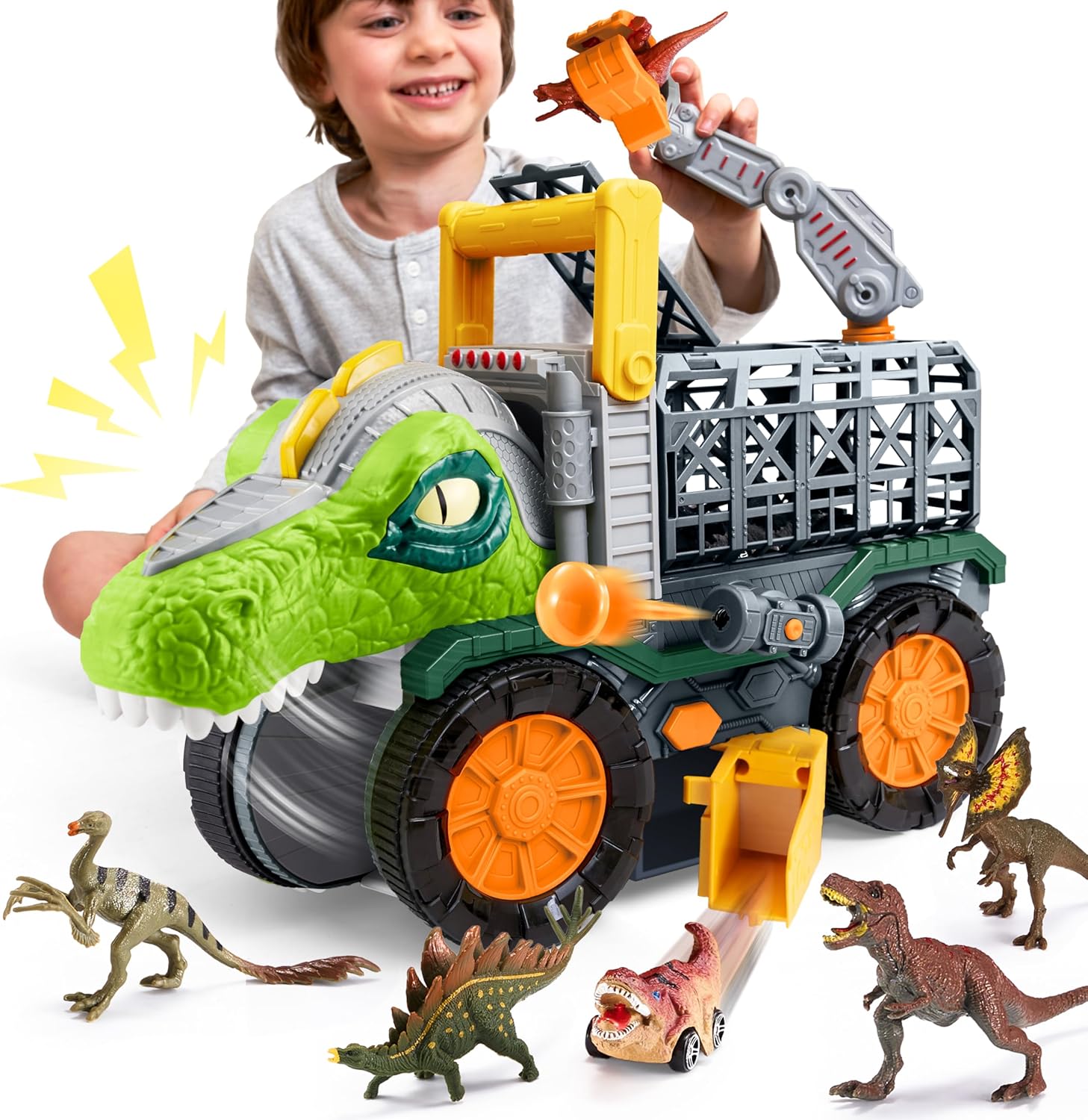 VROOMIX Big Dinosaur Truck