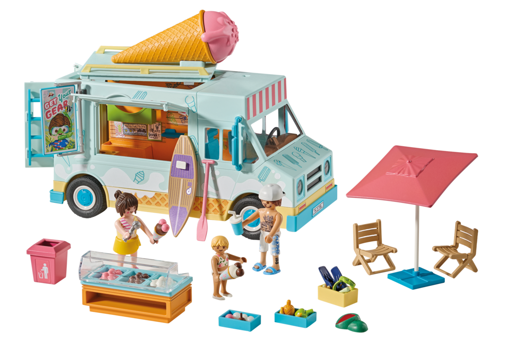 Ice Cream Truck with Surf Shop