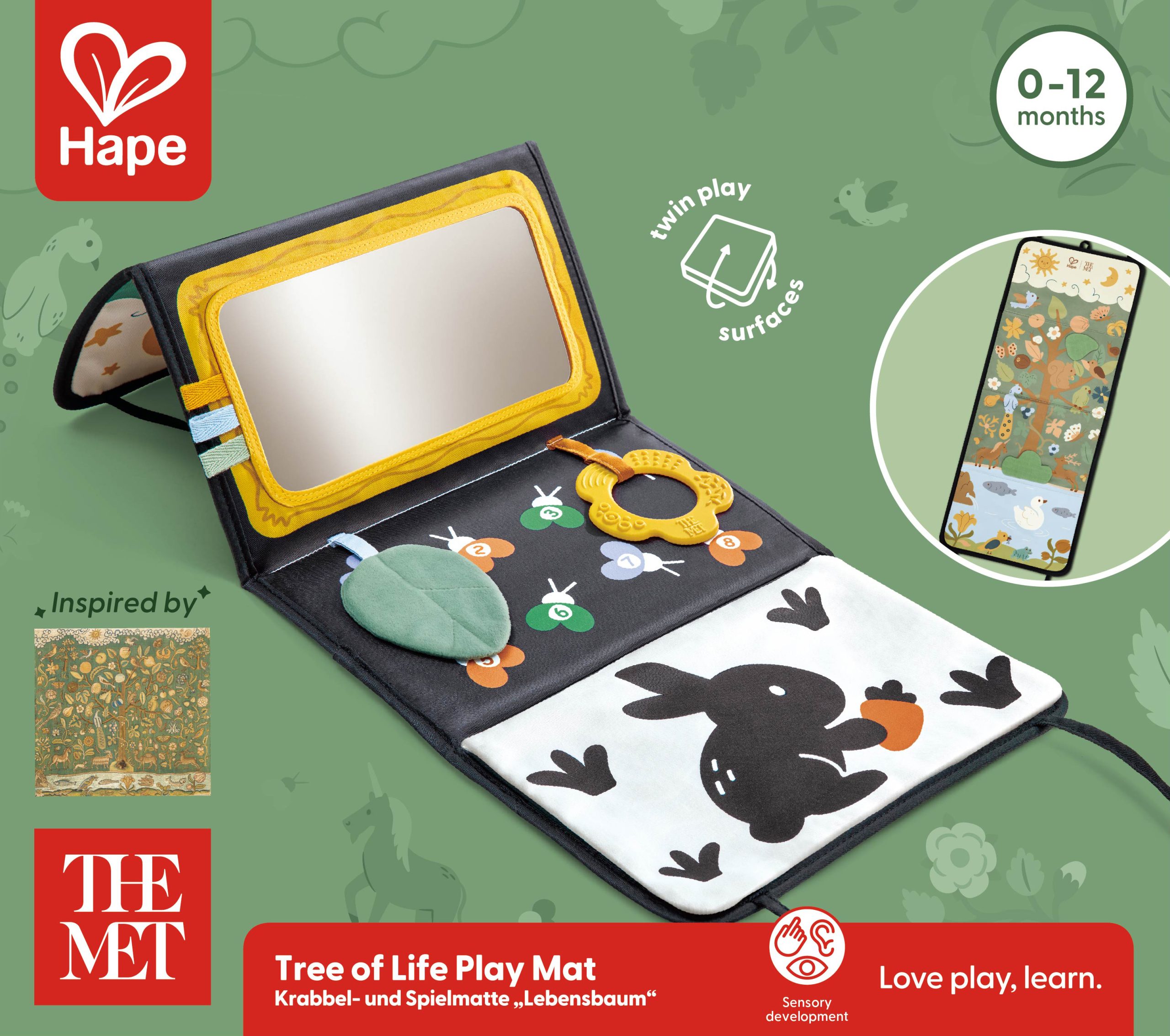 Hape x The Met Tree of Life Playmat