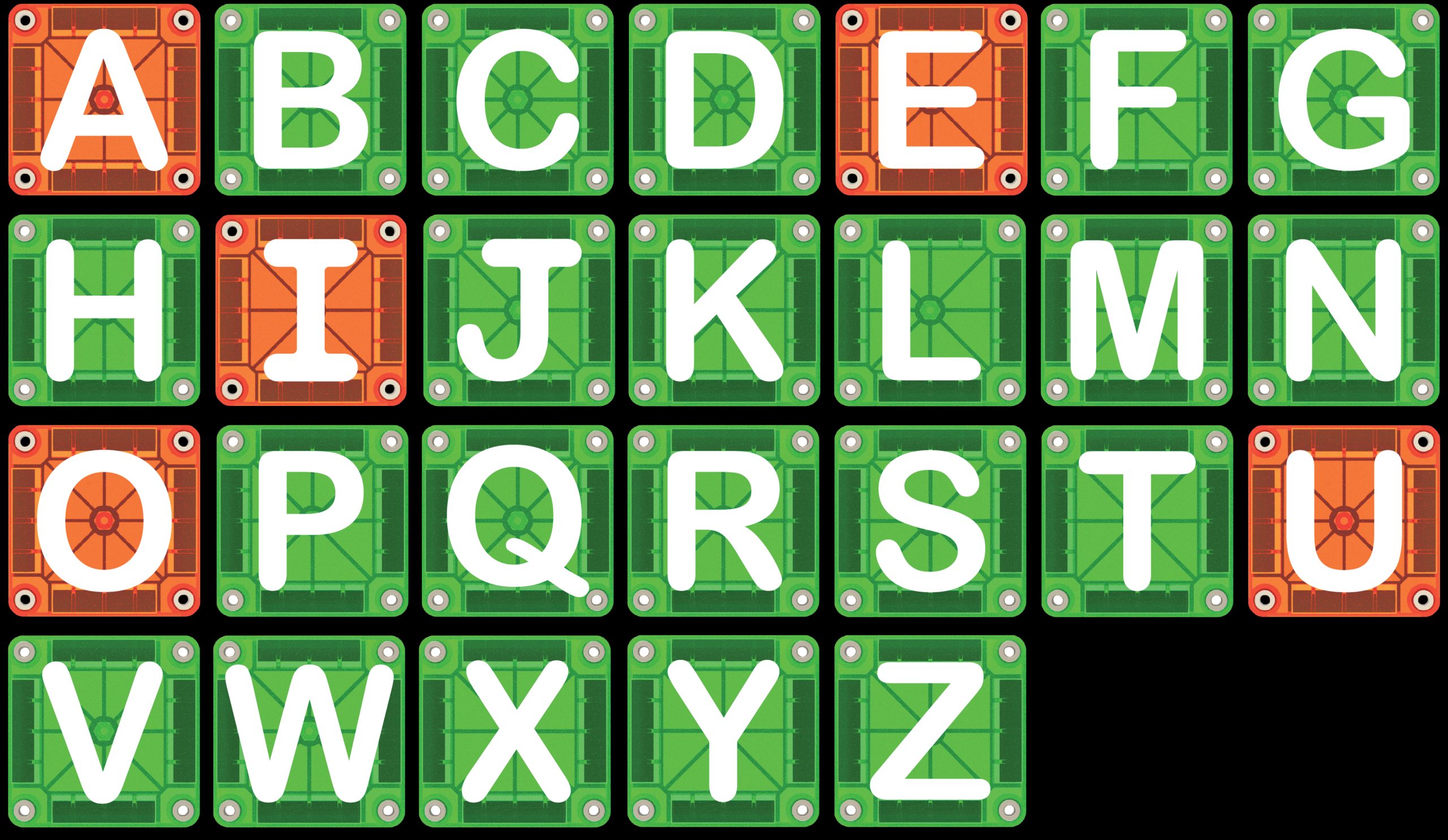 MAGNA-TILES® microMAGS LEARN Letters™ 56-Piece Set